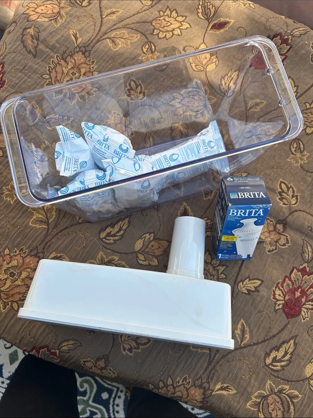 Brita White and Clear Water Filtration Pitcher with Replacement Filter